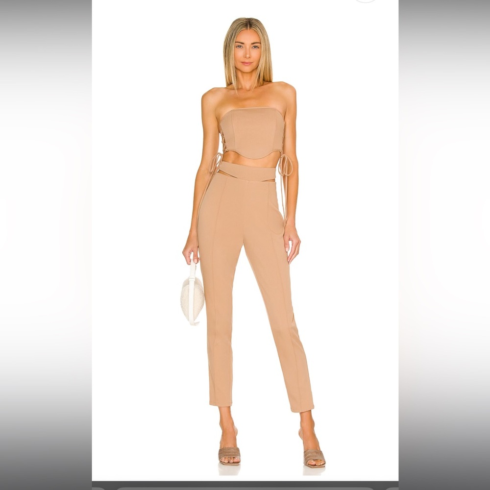 Camila Coelho Tiana Pant in Taupe
